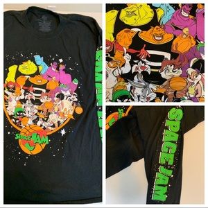 Space Jam Crewneck Long Sleeve T-shirt Size XL